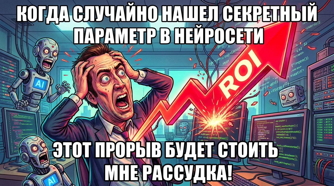 Человек смотрит на график роста, на котором написано