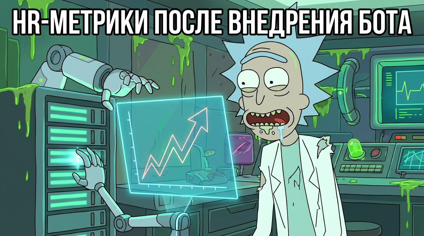 Человек смотрит на график с восходящей стрелкой, надпись